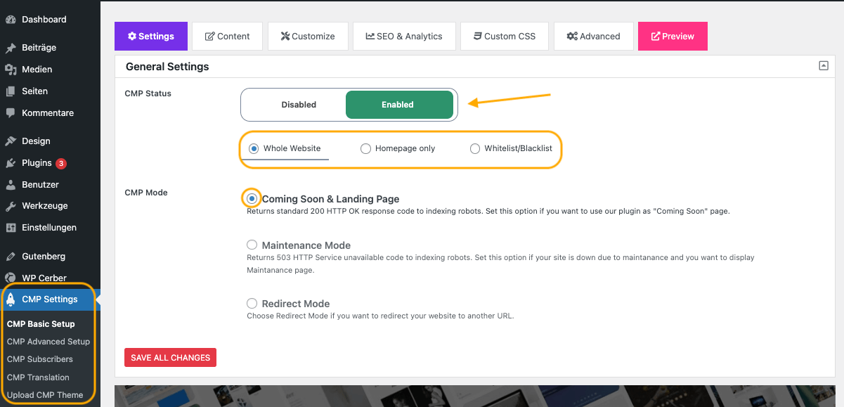 CMP Coming Soon Page & Maintenance Plugin im Plugin Spotlight.