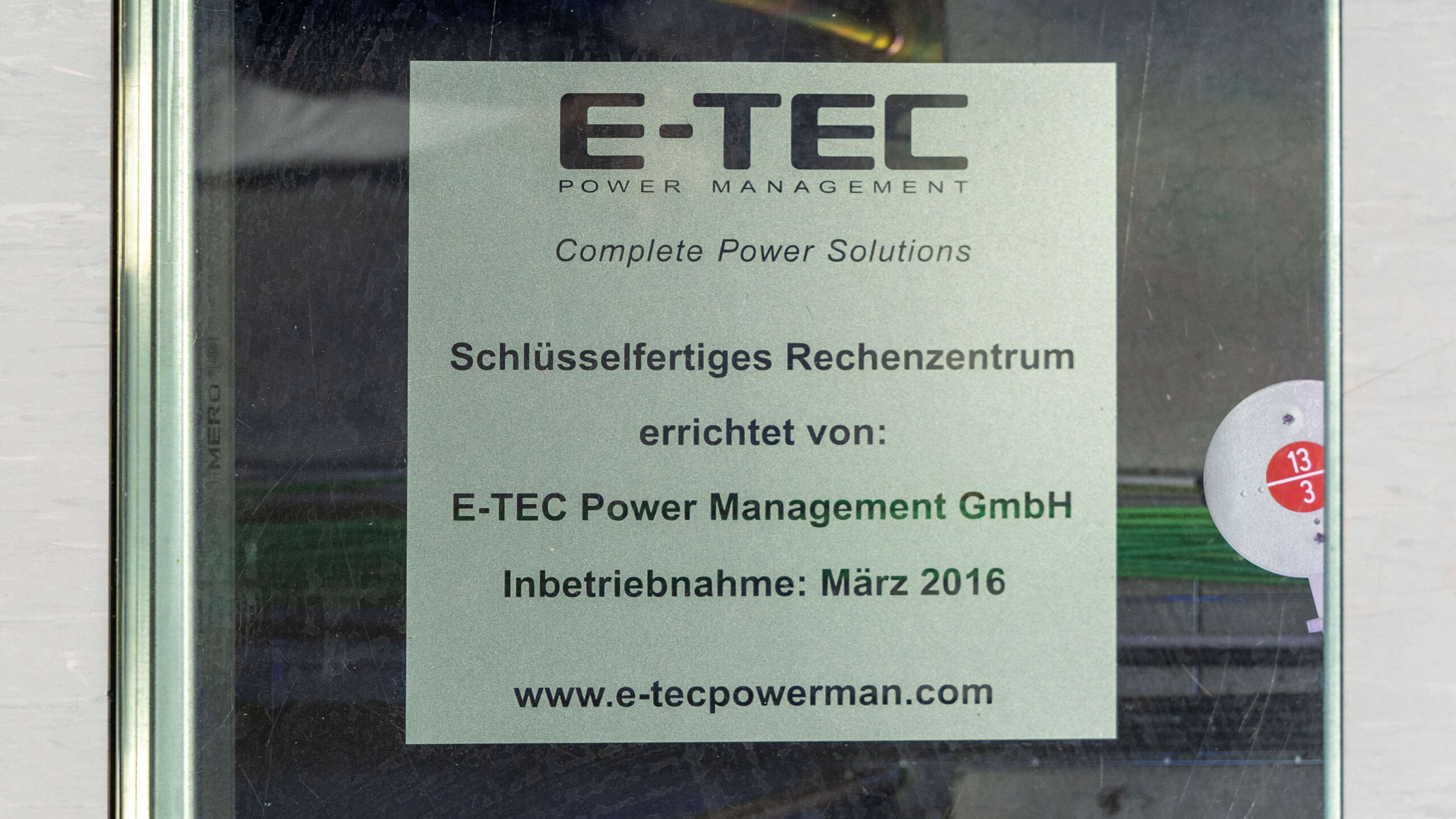 E-TEC Zertifizierung des KÜS Rechenzentrums in Losheim
