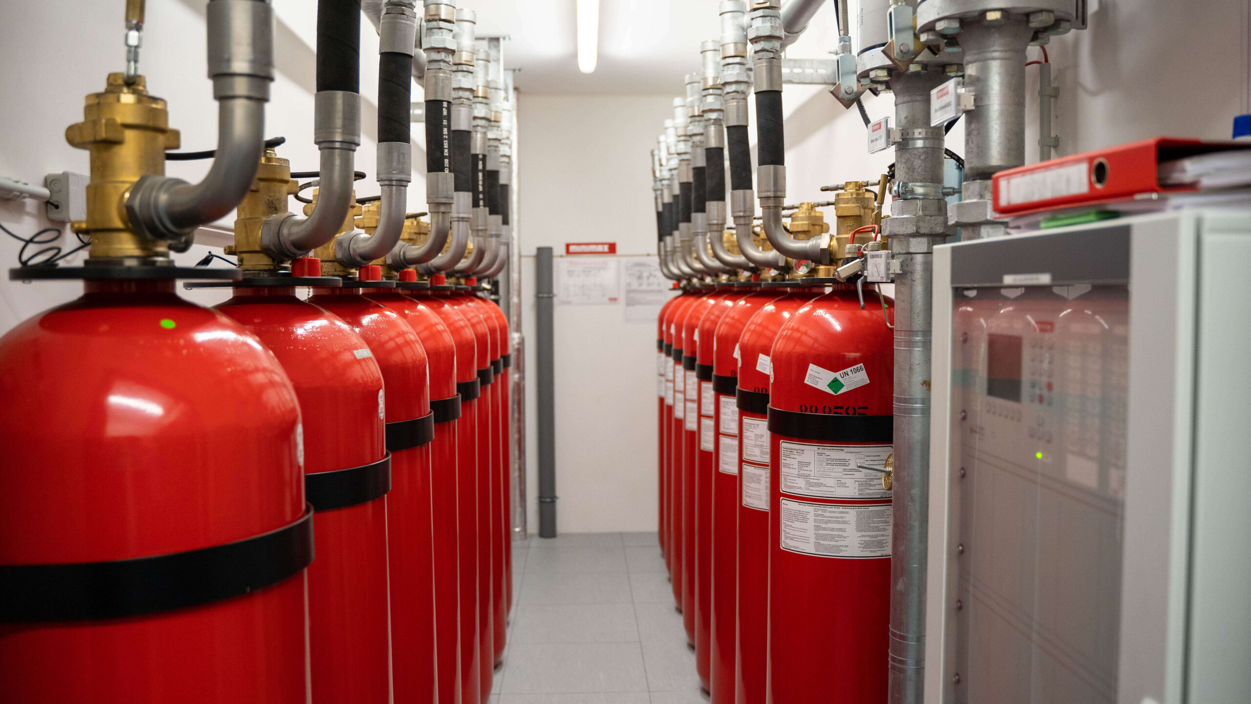 Integrierte Sicherheits- & Löschanlage des KÜS Rechenzentrums