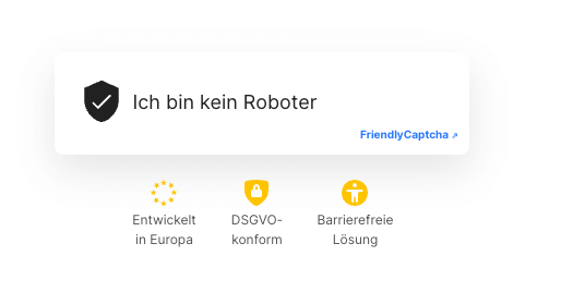 So sieht der Friendly Captcha Test aus