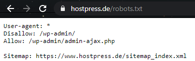 robots.txt Beispiel