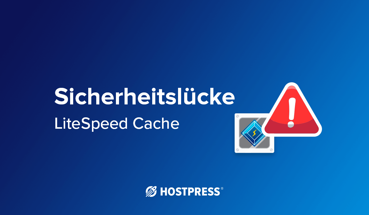 Lightspeed Cache - wordpress plugin sicherheitslücke
