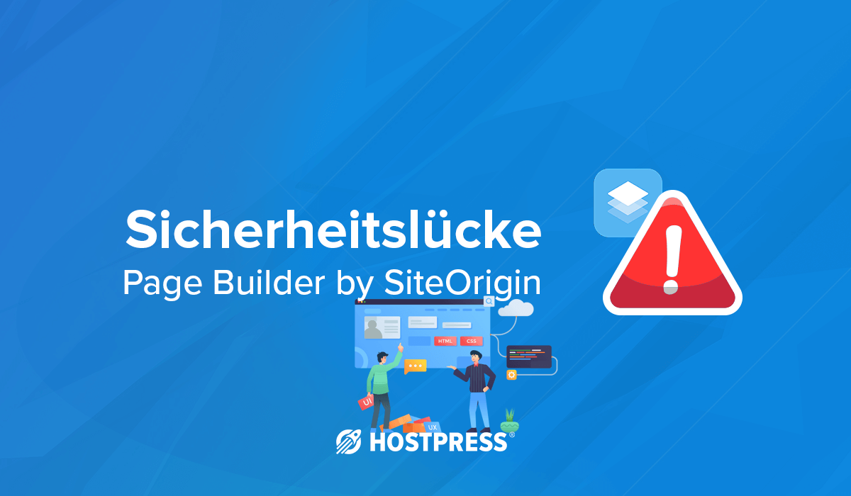 WordPress Sicherheitslücke Page Builder SiteOrigin