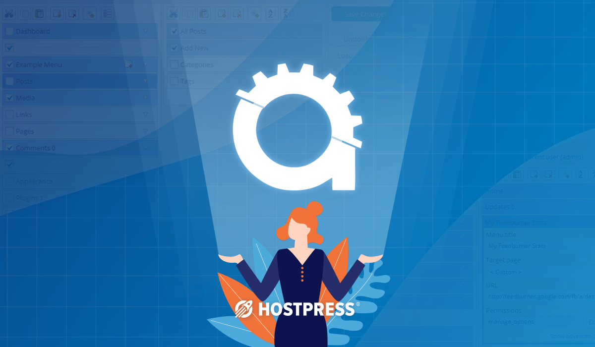 admin menu editor - wordpress plugin