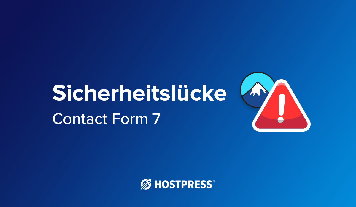 Contact Form 7 - wordpress plugin sicherheitslücke