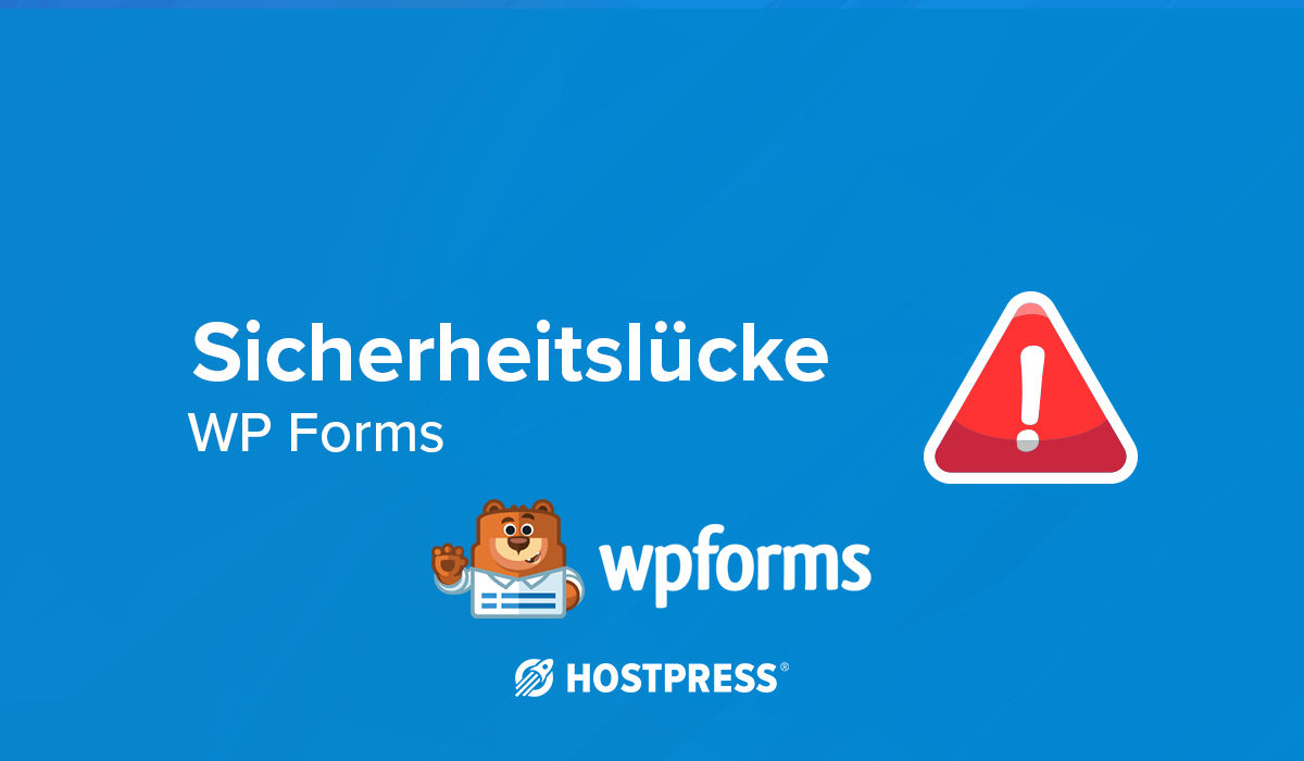 Sicherheitslücke WordPress Plugin contact WP Forms authenticated stored xss