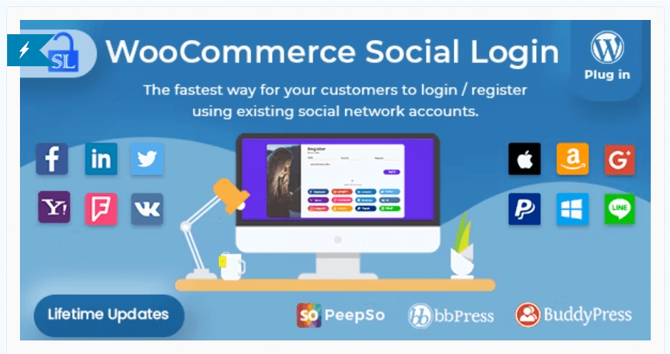 Das Plugin Social Login für WooCommerce