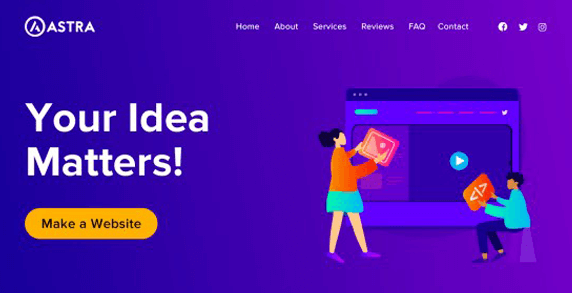 Das WordPress Theme Astra