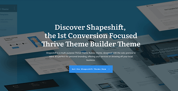 Das WordPress Theme Shapeshift